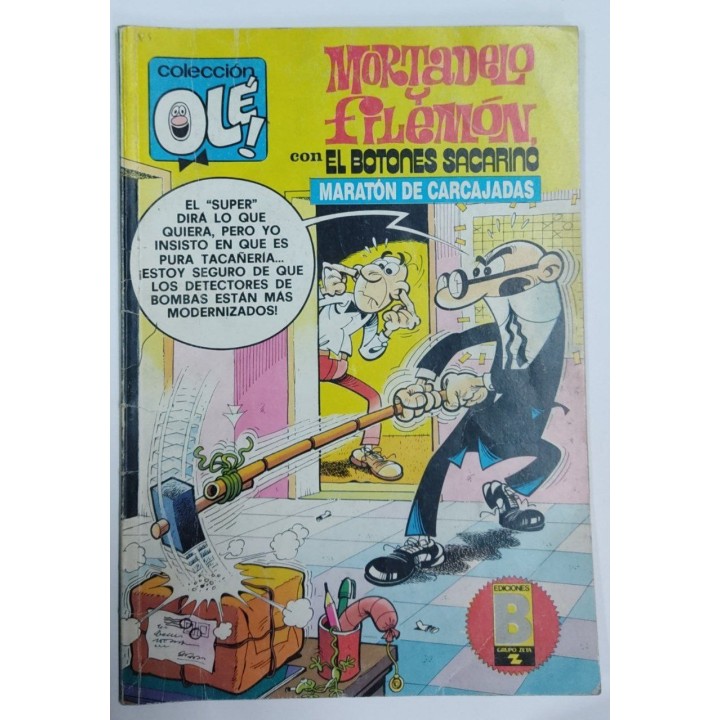 Olé 186-M. 101: MORTADELO Y FILEMON Y EL BOTONES SACARINO: Maratón de Carcajadas