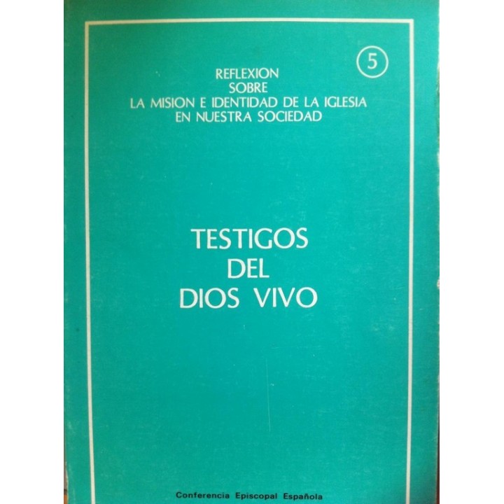 REFLEXIÓN SOBRE LA MISIÓN E IDENTIDAD DE LA IGLESIA EN NUESTRA SOCIEDAD. Testigos del Dios Vivo