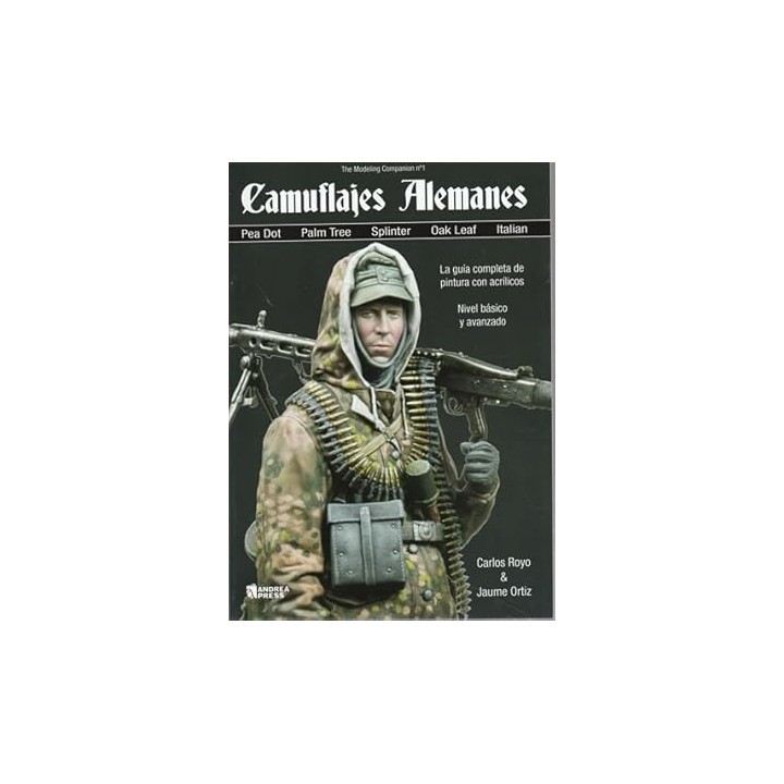 Camuflajes alemanes. La guía completa de pintura con acrílicos. Nivel básico y avanzado.