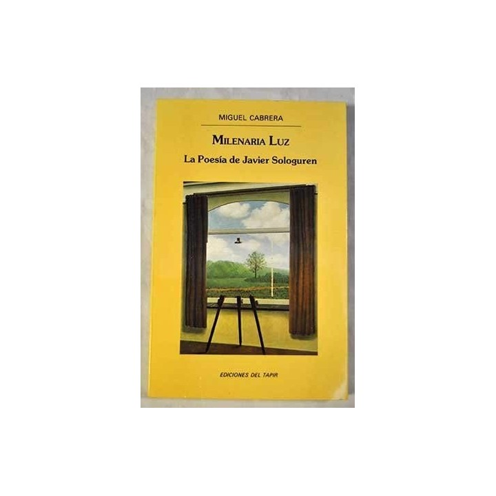 Milenaria luz: La poesia de Javier Sologuren (Dedicatoria y firma autógrafa de autor a poeta y crítico literario con obras publicadas) PRIMERA EDICION