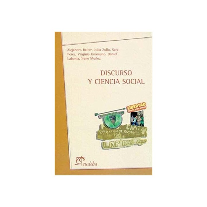 Discurso Y Ciencia Social (Primera edición)