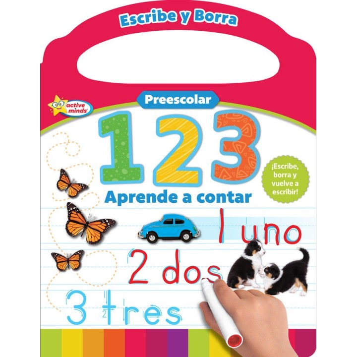 APRENDE A CONTAR ESCRIBE Y BORRA