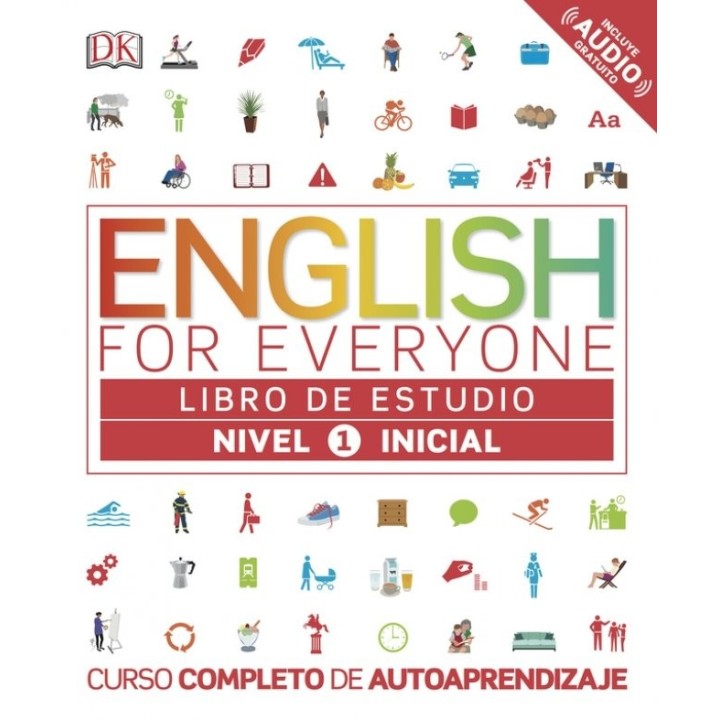 ENGLISH FOR EVERYONE ESPAÑOL NIVEL INICIAL 1 LIBRO ESTUDIO