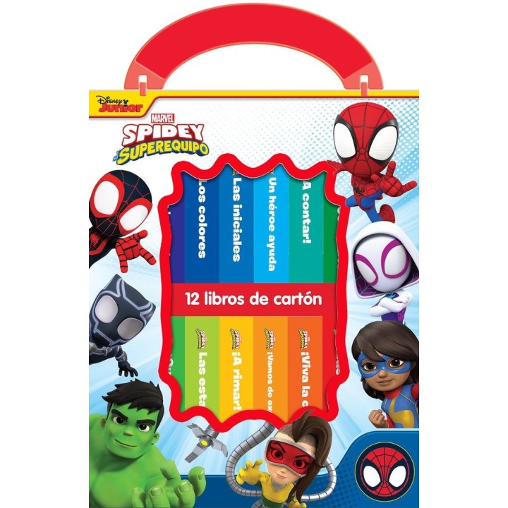 MI PRIMERA LIBRERIA SPIDEY Y SU SUPEREQUIPO