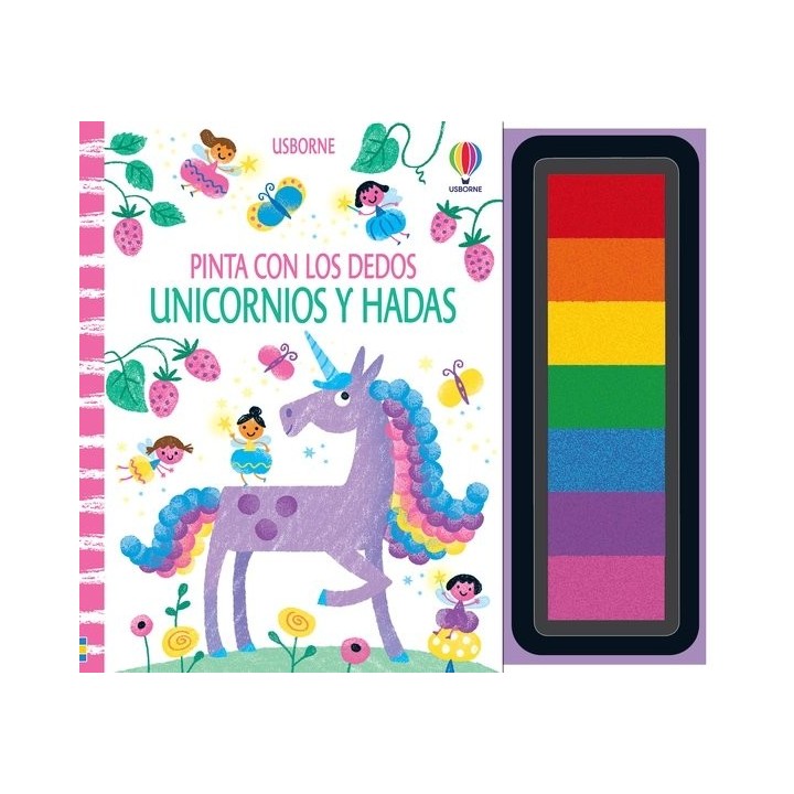 UNICORNIOS Y HADAS PINTA CON LOS DEDOS