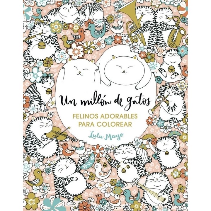 UN MILLON DE GATOS FELINOS ADORABLES PARA COLOREAR