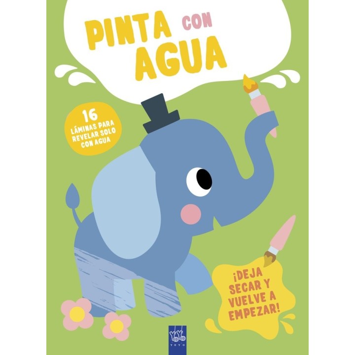 PINTA CON AGUA ELEFANTE