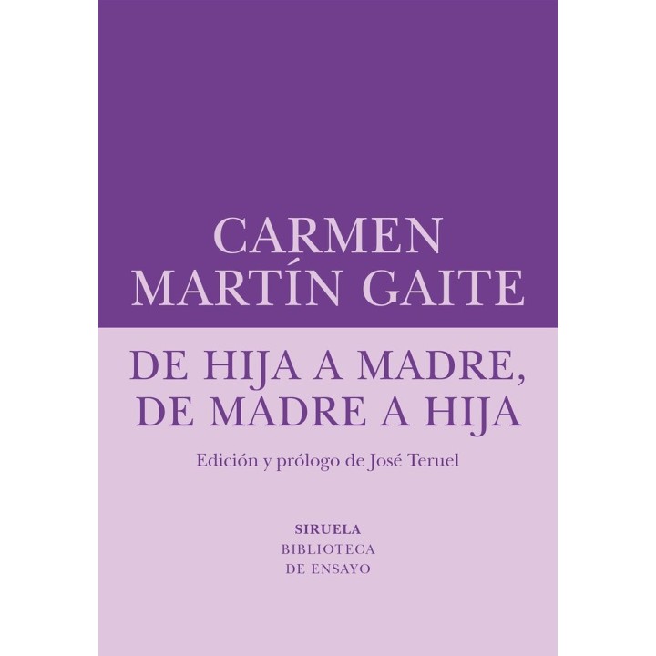 DE HIJA A MADRE DE MADRE A HIJA