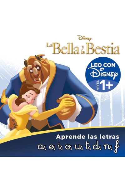 LA BELLA Y LA BESTIA APRENDE LAS LETRAS