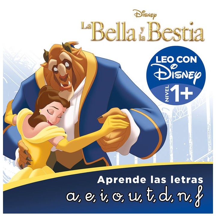 LA BELLA Y LA BESTIA APRENDE LAS LETRAS