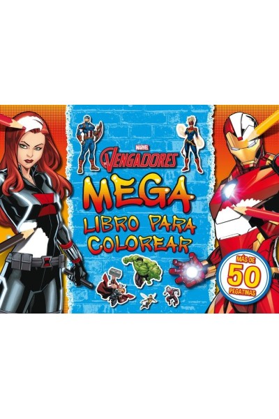 LOS VENGADORES MEGALIBRO PARA COLOREAR 2