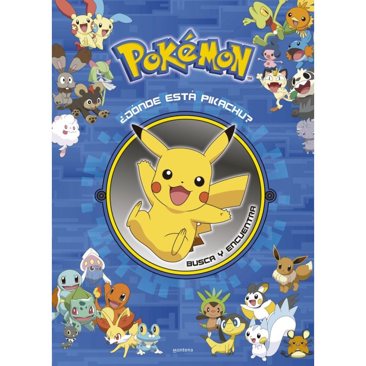 DONDE ESTA PIKACHU BUSCA Y ENCUENTRA COLECCION POKEMON