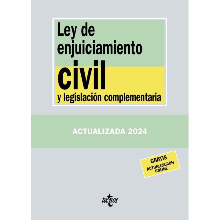 LEY ENJUICIAMIENTO CIVIL Y LEGISLACION COMPLEMENTARIA 27ªED