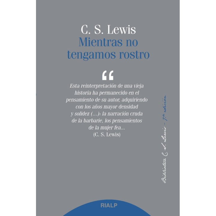 MIENTRAS NO TENGAMOS ROSTRO