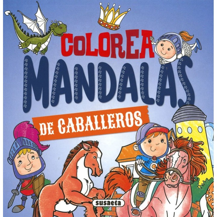 COLOREA MANDALAS CABALLEROS