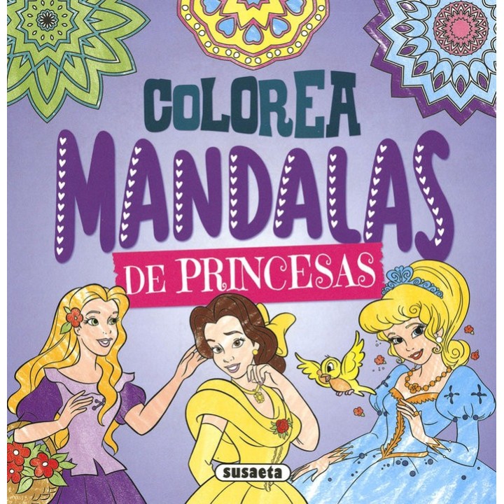 COLOREA MANDALAS PRINCESAS