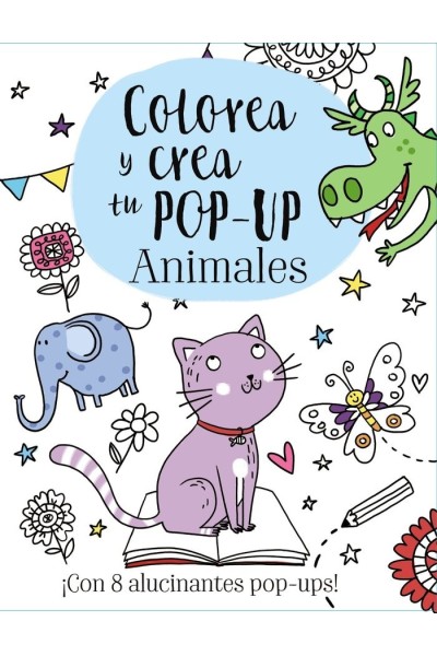 COLOREA Y CREA TU POP UP ANIMALES