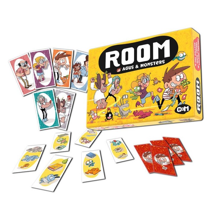 JUEGO CARTAS ROOM AGUS Y LOS MONSTRUOS