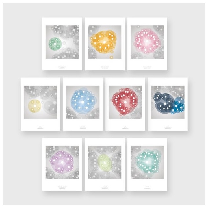 PACK 10 LAMINAS (30X40) UNIVERSO DE EMOCIONES
