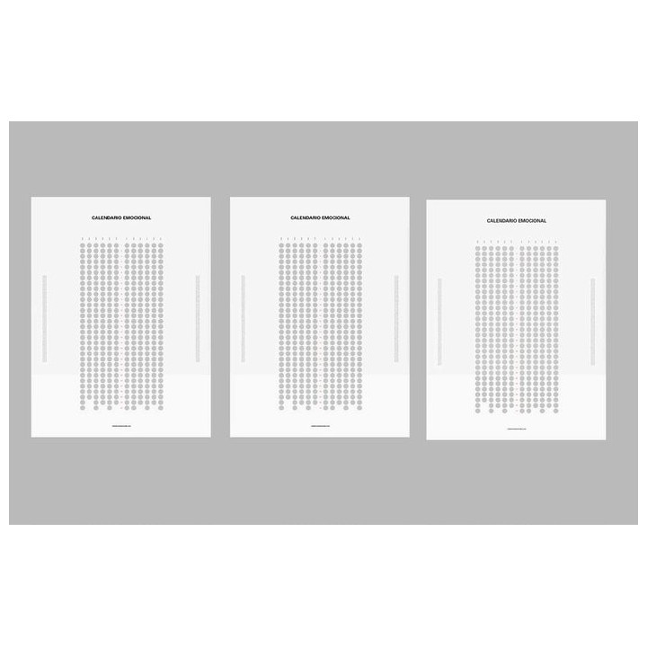CARTEL CALENDARIO EMOCIONAL A3 (PACK DE 3 UNIDADES)