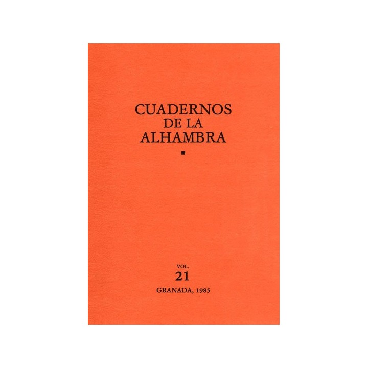 CUADERNOS DE LA ALHAMBRA Nº 21