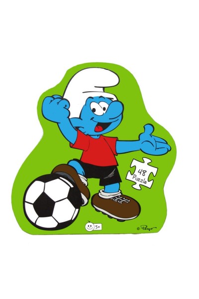 PUZZLE EL PITUFO FUTBOLISTA