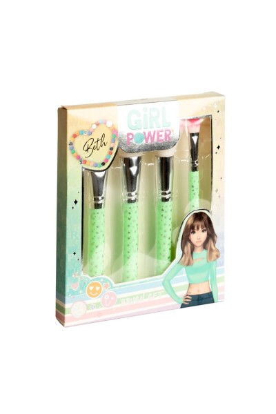 SET 4 PINCELES MAQUILLAJE