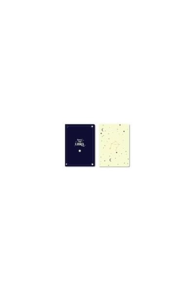 PACK 2 CUADERNOS GRAPADOS A6 HOROSCOPO NEGRO LIBRA