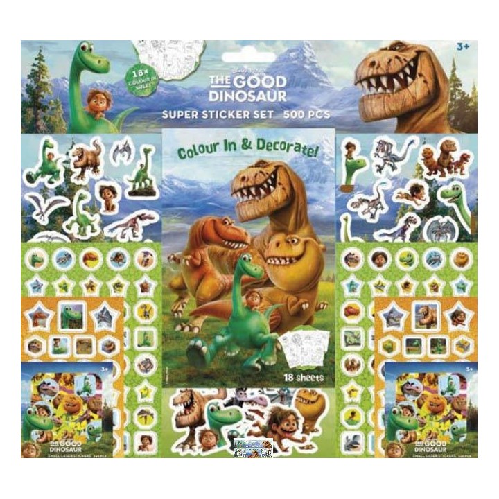 SUPER SET DE PEGATINAS DE EL VIAJE DE ARLO