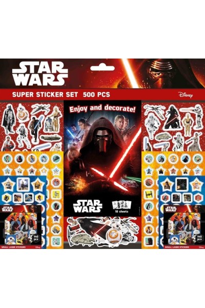SUPER SET DE PEGATINAS DE STAR WARS