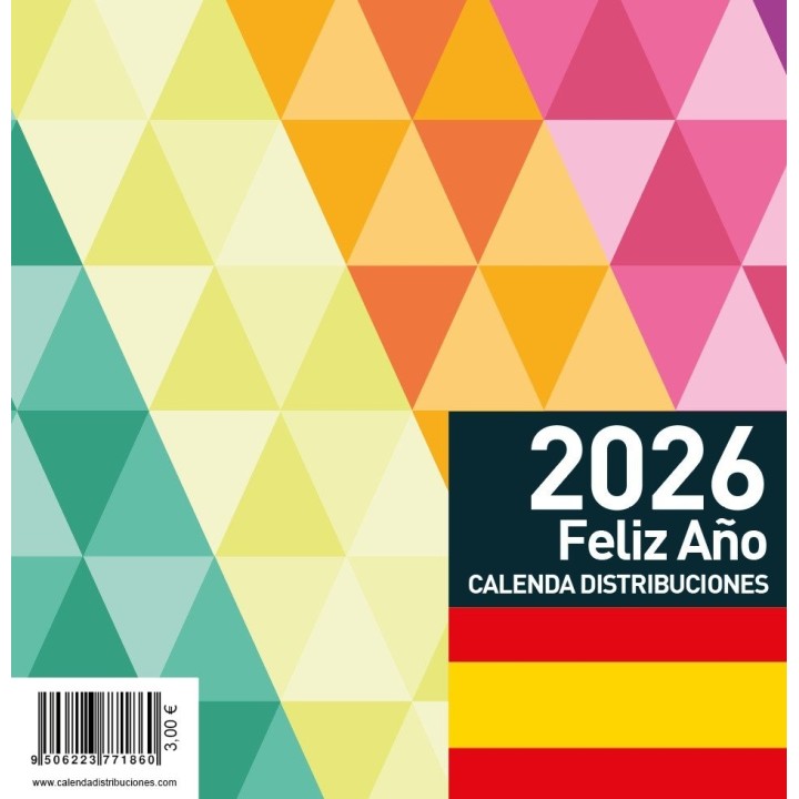 CALENDARIO PIRAMIDE 2026 NACIONAL DE MESA CON ESPIRAL
