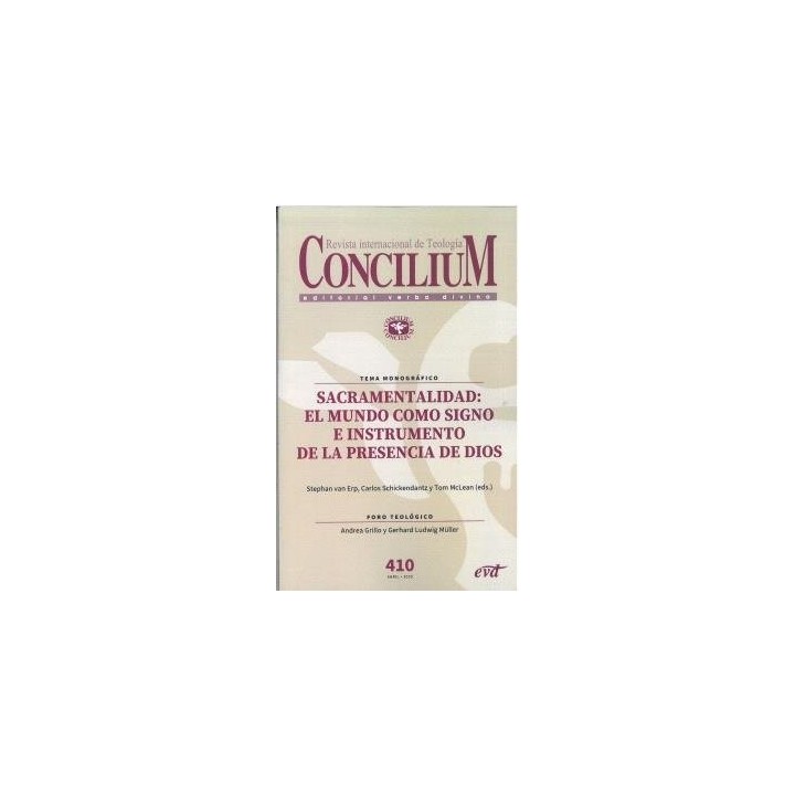 CONCILIUM 410 SACRAMENTALIDAD EL MUNDO COMO SIGNO E INSTRUM