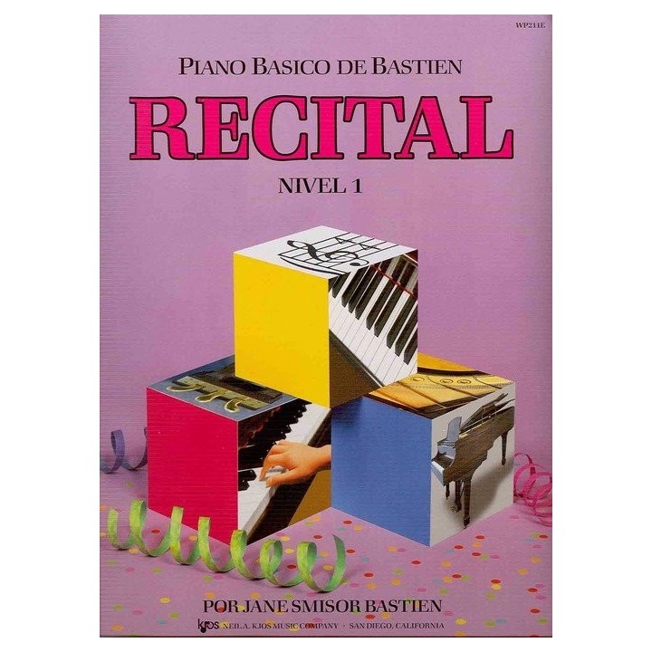 PIANO BASICO BASTIEN RECITAL NIVEL 1
