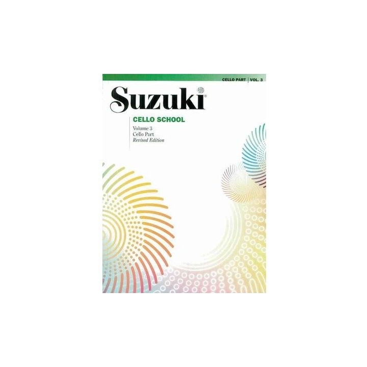 CELLO SCHOOL VOLUMEN 3 CELLO PART METODO SUZUKI