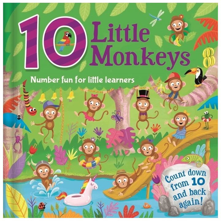 10 LITTLE MONKEYS INGLES