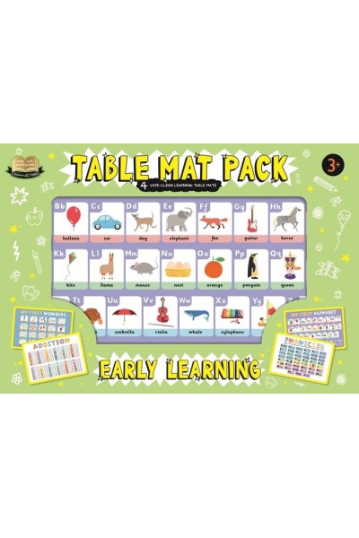 TABLE MAT PACK EARLY LEARNING