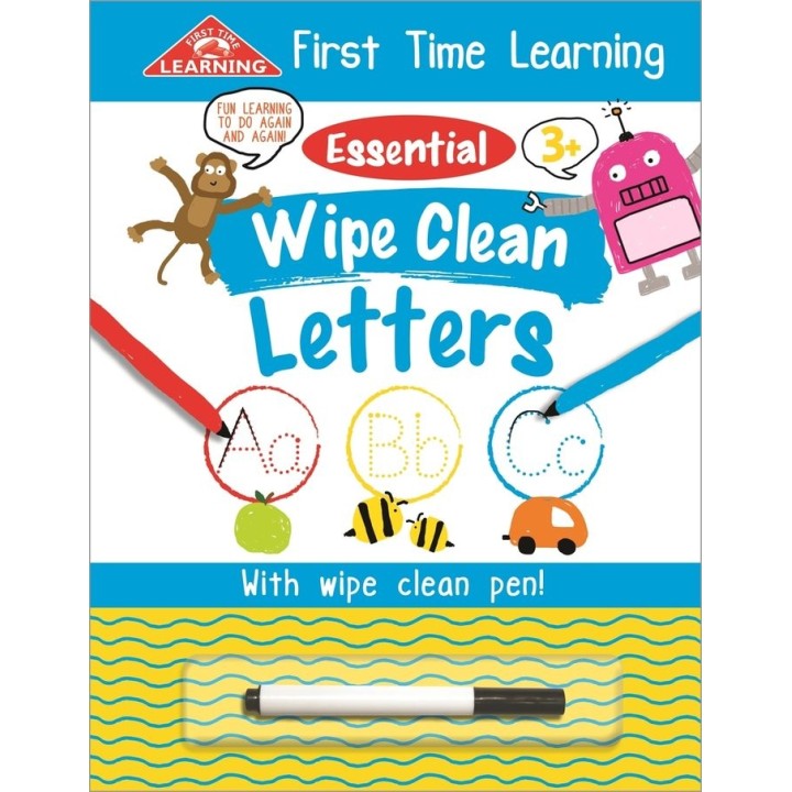 FIRST TIME LEARNING WIPE CLEAN LETTER