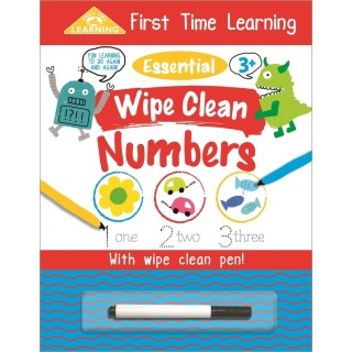FIRST TIME LEARNING WIPE CLEAN NUMBERS