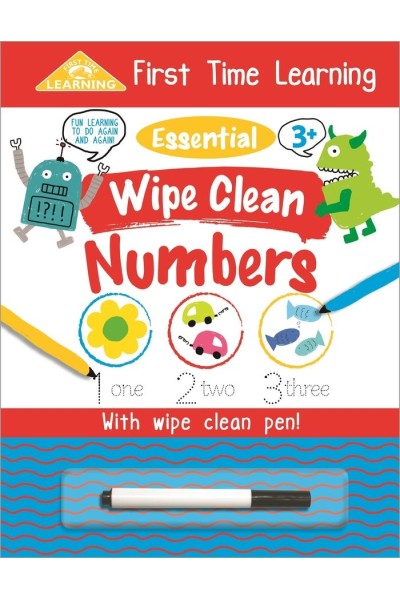 FIRST TIME LEARNING WIPE CLEAN NUMBERS
