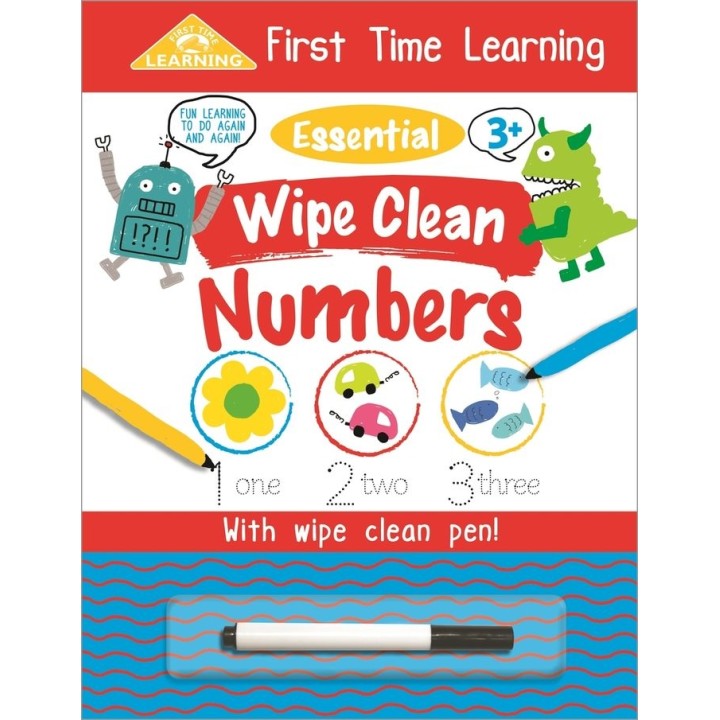 FIRST TIME LEARNING WIPE CLEAN NUMBERS