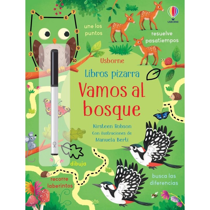 EL BOSQUE LIBROS PIZARRA CON ACTIVIDADES