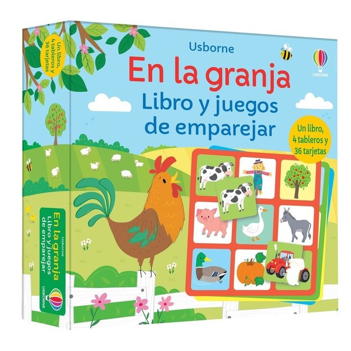 EN LA GRANJA LIBRO Y JUEGOS DE EMPAREJAR