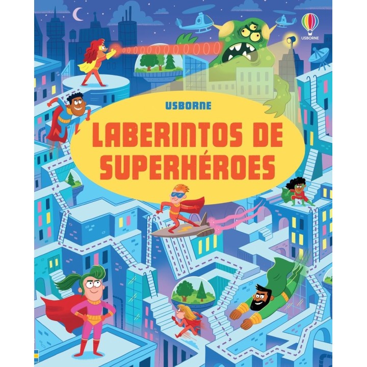 LABERINTOS DE SUPERHEROES