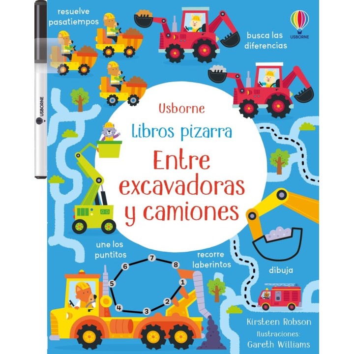 ENTRE EXCAVADORAS Y CAMIONES