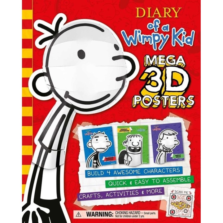 DIARY OF A WIMPY KID POP HEADS 3D CRAFTS