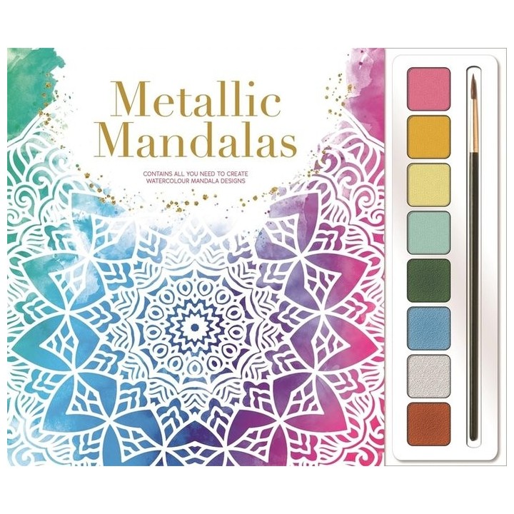 METALLIC MANDALAS MIND SPA WATERCOLOURS
