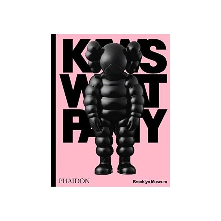 KAWS WHAT PARTY BLACK ON PINK EDITION