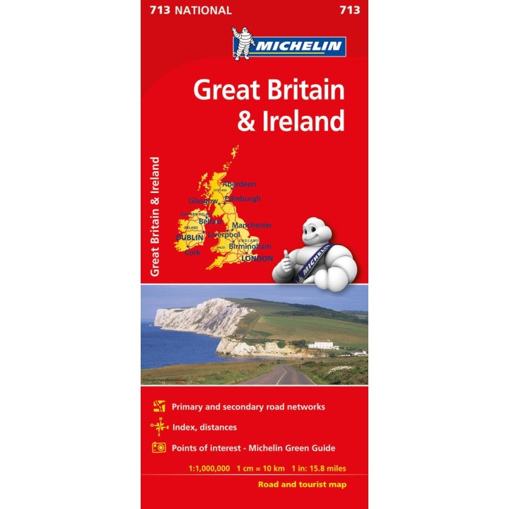 MAPA NATIONAL GRAN BRETAÑA IRLANDA(713)2019
