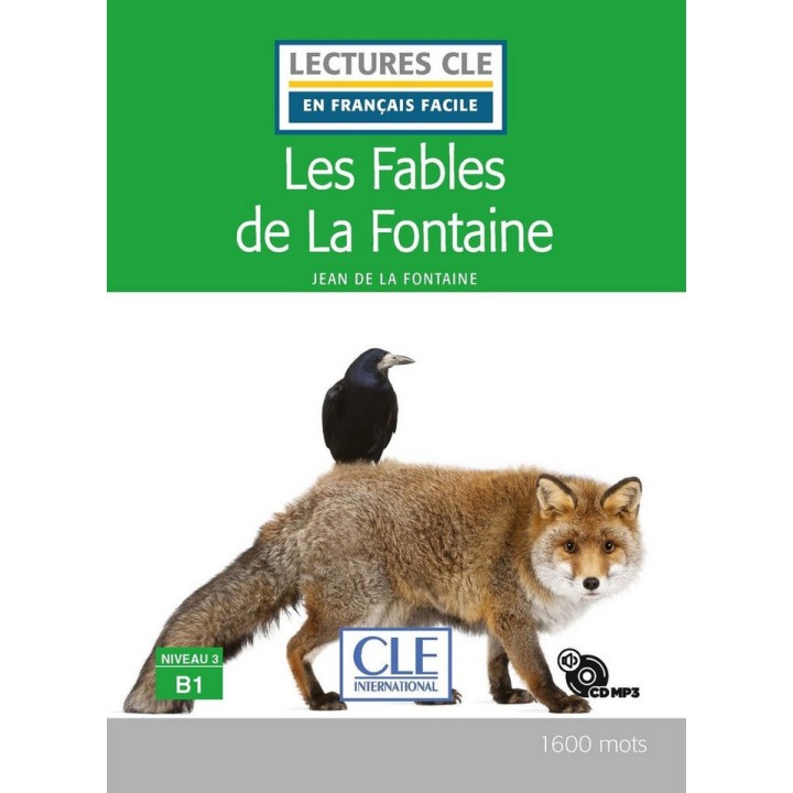 LES FABLES DE LA FONTAINE - NIVEAU 2/A2 - LIVRE + CD AUDIO