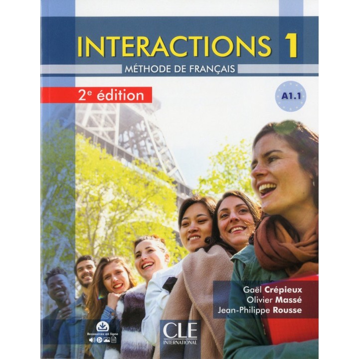 INTERACTIONS 1 - A1.1 - LIVRE + CD - 2º EDITION
